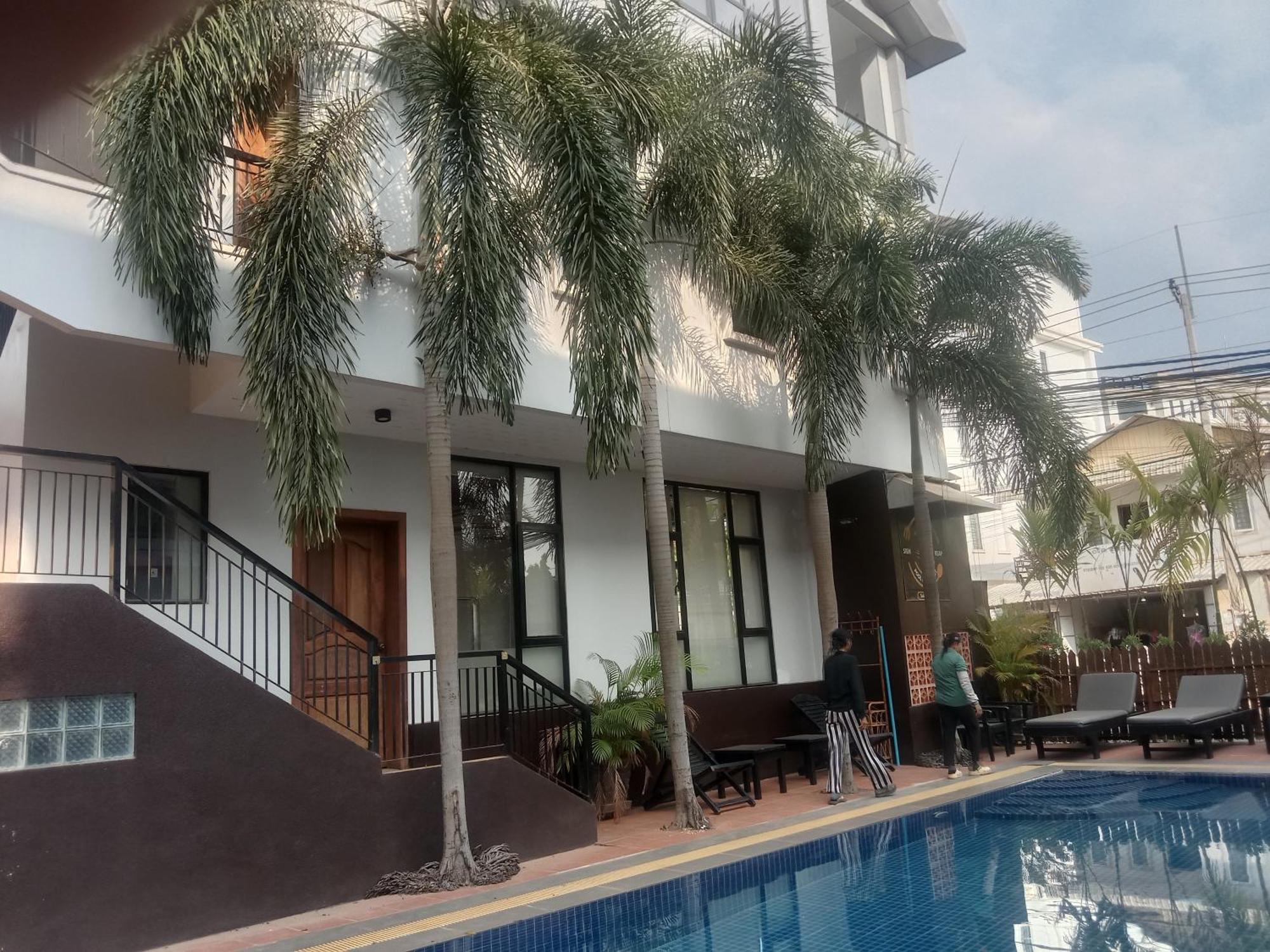 Hotel White Monkey Ciudad de Siem Riep Exterior foto